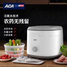 ACA北美电器 智能食材清洗机ALY-XD10 蔬菜解毒机去农残净食机食材肉类净化机家用全自动智能非臭氧蔬菜机洗菜机